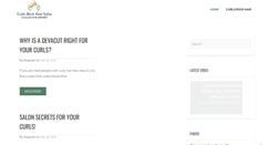 Desktop Screenshot of curlsrockhairsalon.com